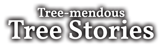 Tree-mendous Tree Stories text logo